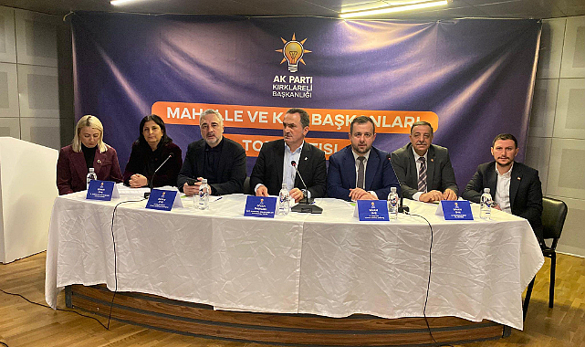 AK Parti Kırklareli’nde Mahalle Başkanları ve Köy Temsilcileri Bir Araya Geldi