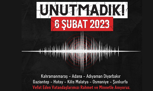Başkan Dağtaş ve Başkan Kovankaya’dan 6 Şubat Depremleri Anma Mesajı