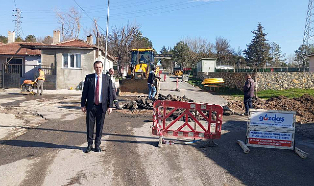 Başkan Özalp Doğalgaz Çalışmalarını Yerinde İncelendi