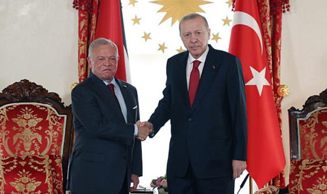 Cumhurbaşkanı Erdoğan, Ürdün Kralı II. Abdullah ile Bir Araya Geldi
