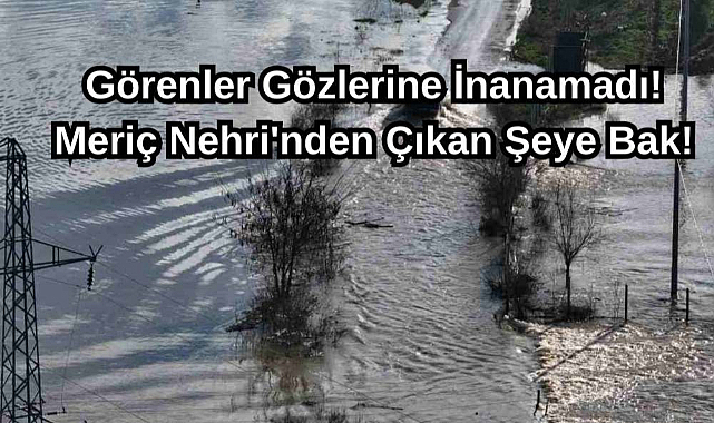 Görenler Gözlerine İnanamad!: Meriç Nehri'nden Çıkan Şeye Bak!