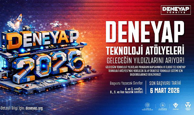 Teknoloji Tutkunlarına Büyük Fırsat! DENEYAP 2026 Başvuruları Başladı