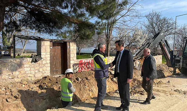 Başkan Özalp, Doğalgaz Çalışmalarını Yerinde İnceledi