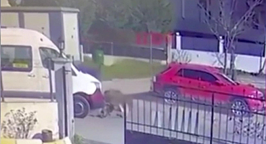 Feci Kaza! Motosiklet Ve Okul Servisi Çarpıştı..