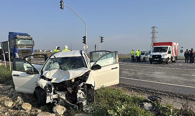 Kırklareli Kavşağı’nda Trafik Kazası! Yaralılar Var...