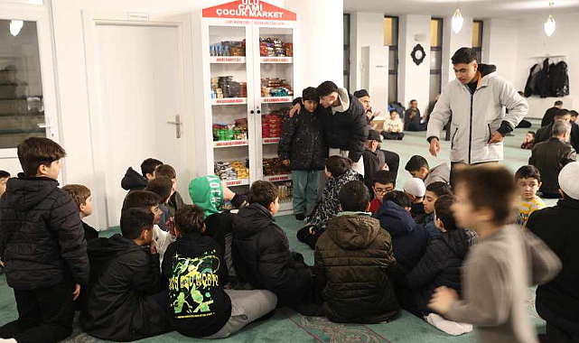 Kırklareli’nde Camilerde “Çocuk Market” Uygulaması Başladı