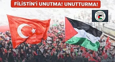 Kırklareli'nde Filistin'e Destek Çağrısı: 