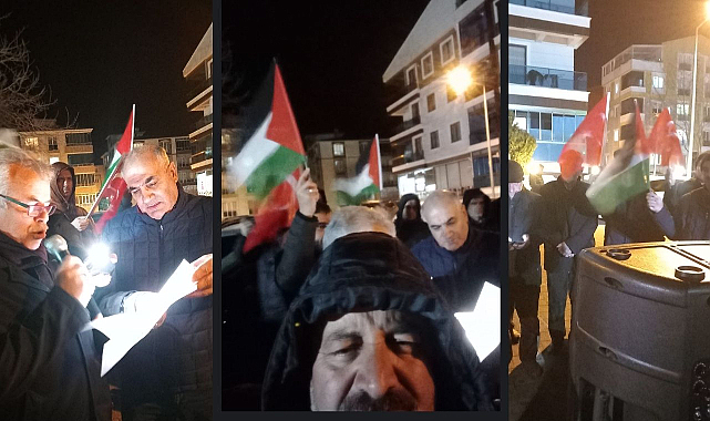 Kırklareli’nde Ulucami Avlusunda Mescid-i Aksa İçin Ses Yükseldi