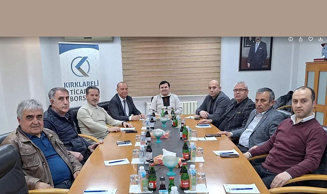 Kırklareli Ticaret Borsası’nda Tarım Teşkilatı İstişare Toplantısı