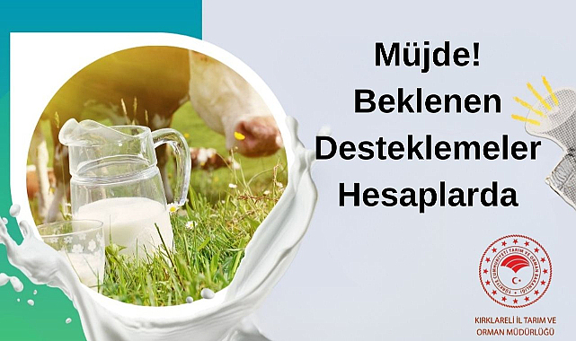 Müjde! Beklenen Desteklemeler Hesaplarda...