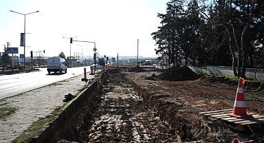 Trafik Güvenliği İçin Yeni Kavşak Çalışması Başladı