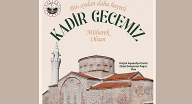 Vali Uğur Turan'ın Kadir Gecesi Kutlama Mesaji
