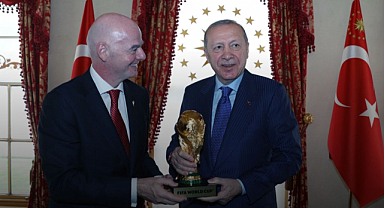 Cumhurbaşkanı Erdoğan, FIFA Başkanı Infantino’yu Kabul Etti 