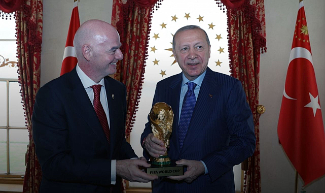 Cumhurbaşkanı Erdoğan, FIFA Başkanı Infantino’yu Kabul Etti