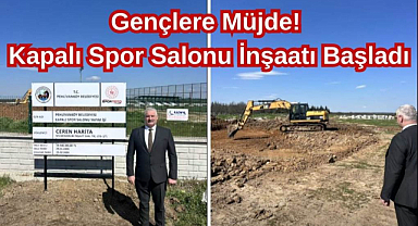 Gençlere Müjde! Kapalı Spor Salonu İnşaatı Başladı
