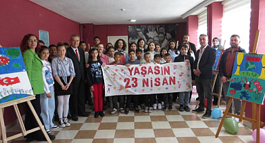 Kırklareli’nde Çocuklardan 23 Nisan’a Özel Sergi