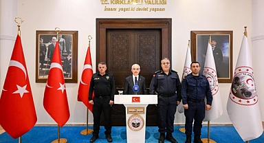 Kırklareli’nde Mart Ayı Güvenlik Tablosu Açıklandı