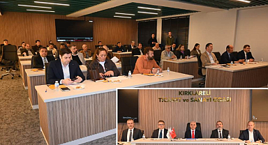 Kırklareli Ticaret ve Sanayi Odası Ev Sahipliğinde Sektöre Yön Veren Toplantı