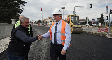 Lüleburgaz'da Kavşak Düzenlemesinde Sona Yaklaşıldı