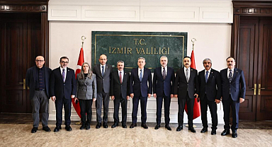 Vekil Sarıçam'dan İzmir Valisi Elban'a Ziyaret