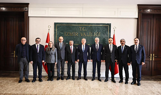 Vekil Sarıçam'dan İzmir Valisi Elban'a Ziyaret