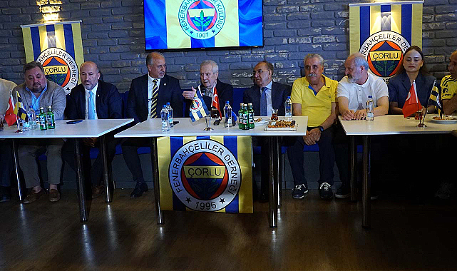 Aziz Yıldırım Tekirdağ'da Fenerbahçelilerle buluştu