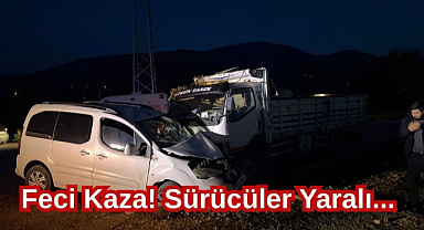 Feci Kaza! Sürücüler Yaralı...