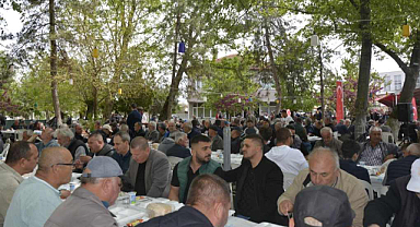 Kavaklı'da Yağmur ve Şükür Duası Yapıldı 