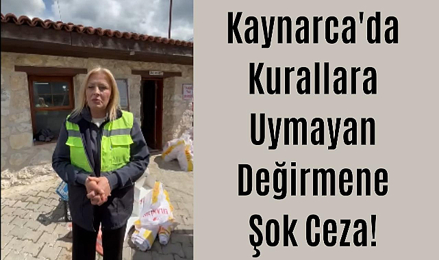 Kaynarca'da Kurallara Uymayan Değirmene Şok Ceza!