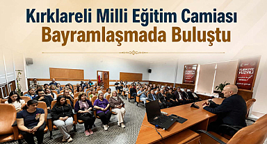 Kırklareli Milli Eğitim Camiası Bayramlaşmada Buluştu