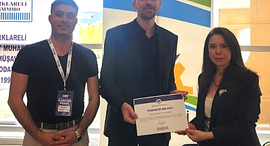 Kırklareli TSO Personelleri Ertürk ile Ercan’a “Teşekkür Belgesi”