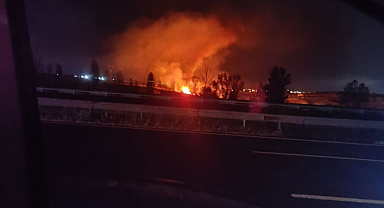 Lüleburgaz'da Korkutan Yangın!