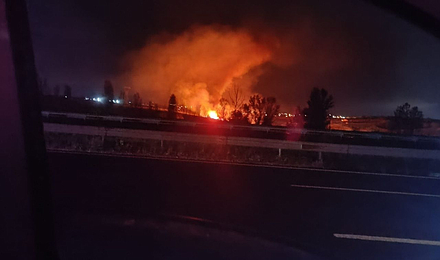 Lüleburgaz'da Korkutan Yangın!