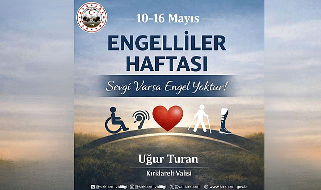 Vali Turan’dan Engelliler Haftası Mesajı