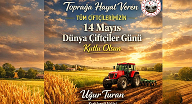 Vali Turan’ın Dünya Çiftçiler Günü Kutlama Mesajı