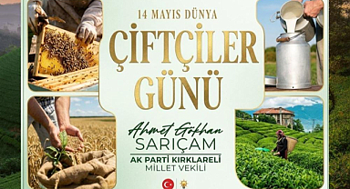 Vekil Sarıçam'dan Çiftçiler Günü Mesajı