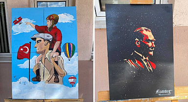 Vize’de Atatürk Sevgisi Tuvale Yansıdı 