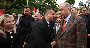 Başkan Dağtaş Cumhurbaşkanı Erdoğan ile Edirne’de Buluştu