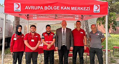 Başkan Hoşgör’den Kan Bağışına Destek