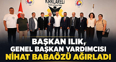 Başkan Ilık, Genel Başkan Yardımcısı Nihat Babaözü Ağırladı