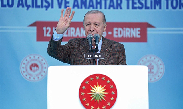 Cumhurbaşkanı Erdoğan Selimiye'nin Açılışı İçin Edirne'deydi