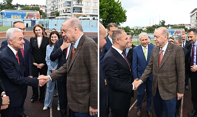 Kırklareli Protokolü Cumhurbaşkanı Erdoğan'ı Edirne'de Karşıladı