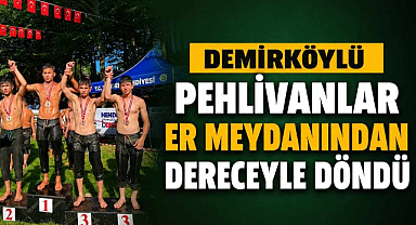 Demirköylü Pehlivanlar Er Meydanından Dereceyle Döndü 