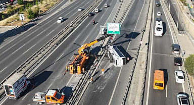 Feci Kaza! Midibüs Devrildi! 12 Yaralı...