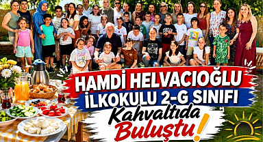 Hamdi Helvacıoğlu İlkokulu 2-G Sınıfı Kahvaltıda Buluştu