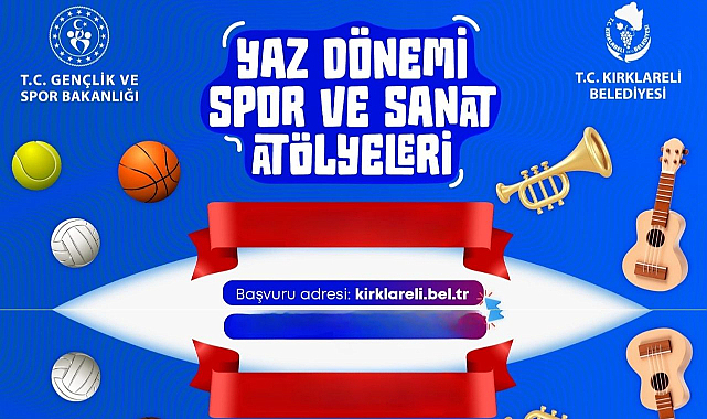Kırklareli Belediyesi'nden Çocuklara ve Gençlere Yaz Fırsatı