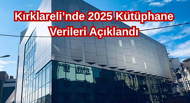 Kırklareli’nde 2025 Kütüphane Verileri Açıklandı