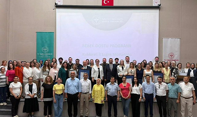 Kırklareli’nde Bebek Dostu Kurumlara Ödül
