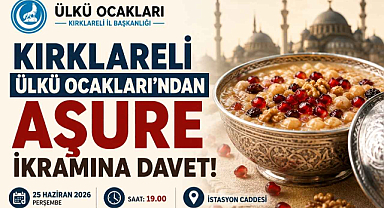 Kırklareli Ülkü Ocakları'ndan Aşure İkramına Davet