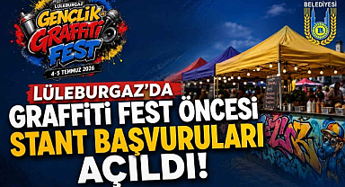 Lüleburgaz'da Graffiti Fest Öncesi Stant Başvuruları Açıldı